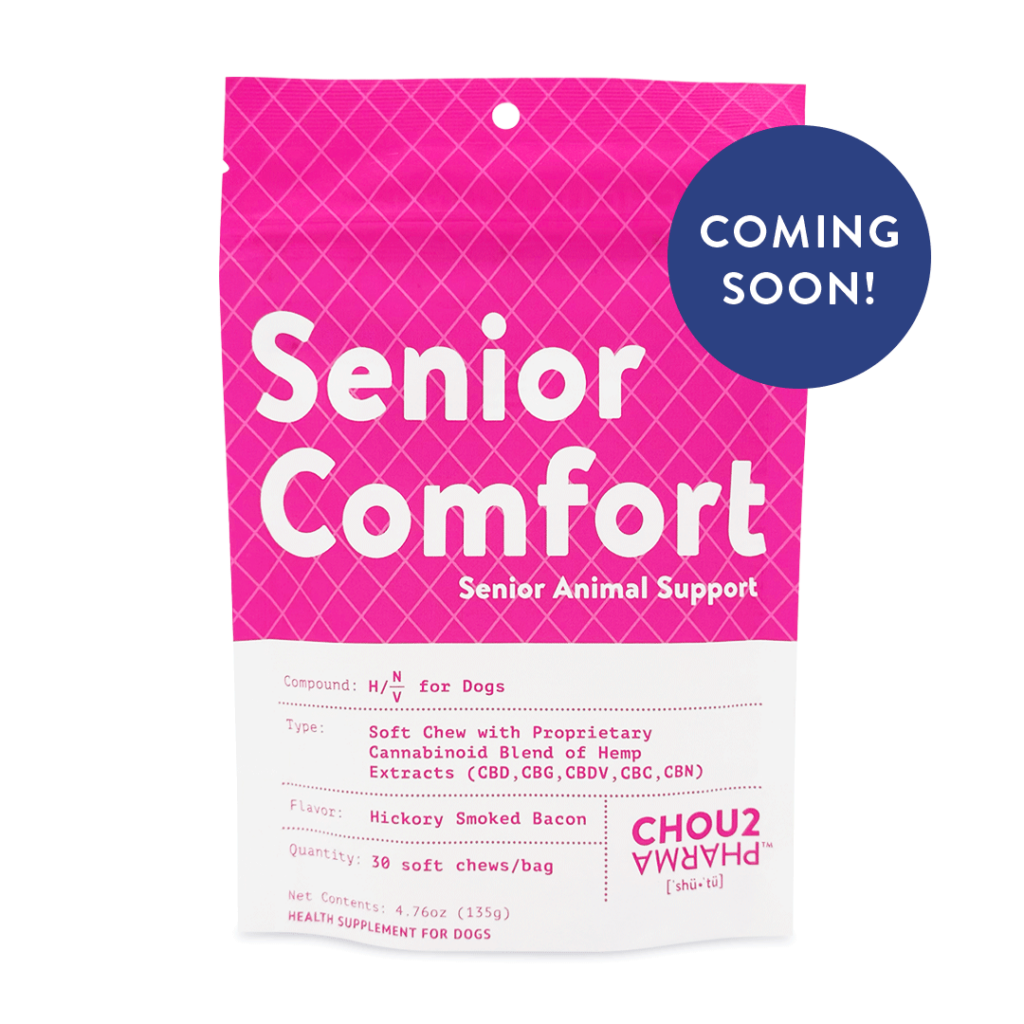 Senior Comfort Soft Chews for Dogs Front Package: Coming Soon